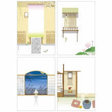 画像をギャラリービューアに読み込む, 起こし文はがき「四季編」平面図