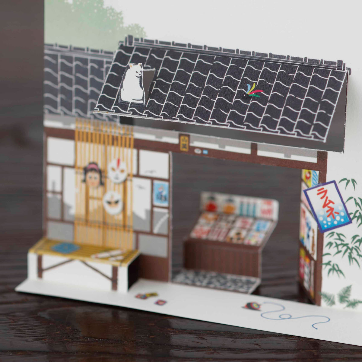 街並はがき / 駄菓子屋】500円以下のおすすめプチギフト「立体ポスト