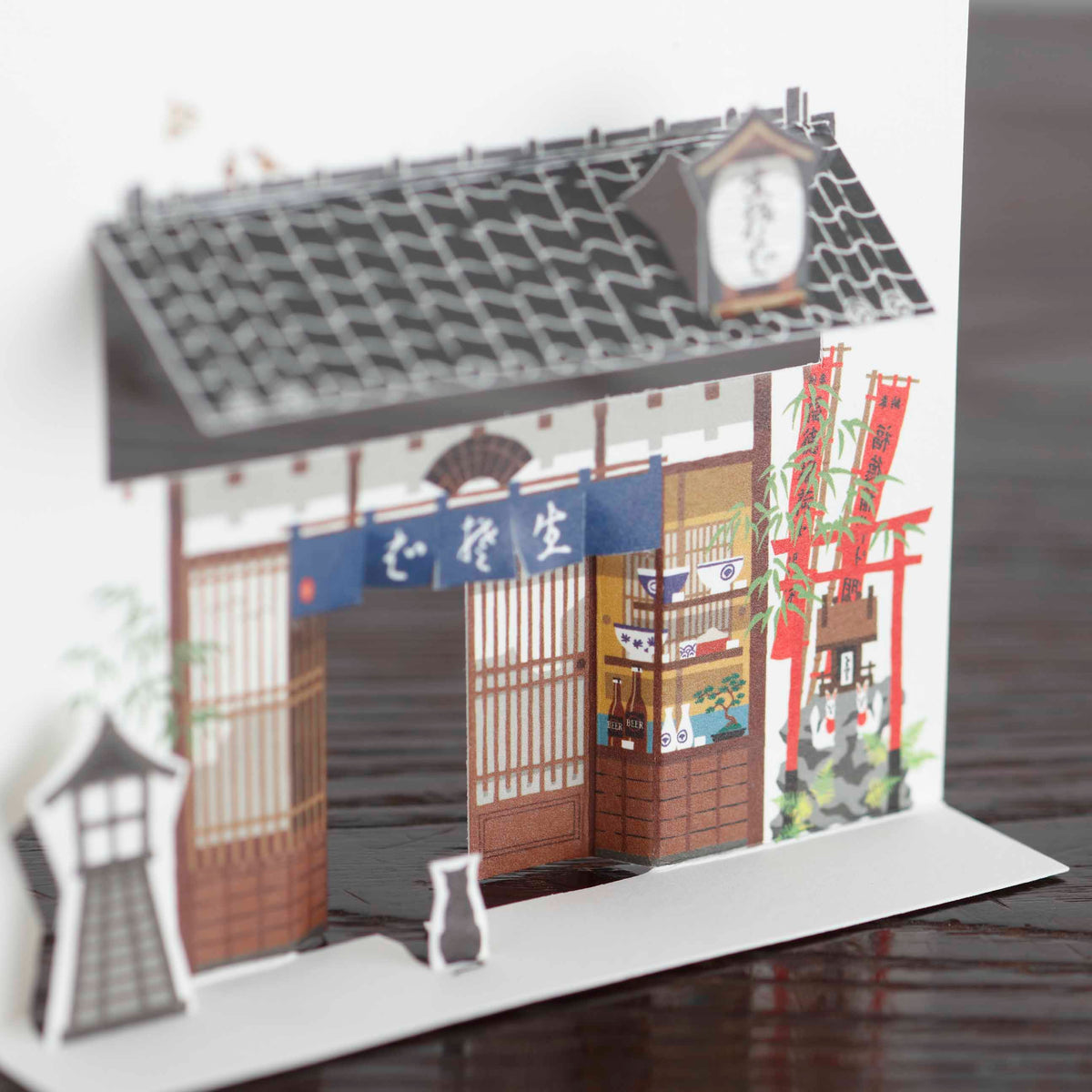 大人の粋な紙遊び】作って愉しむ立体ポストカード｜起こし文はがき