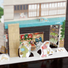 画像をギャラリービューアに読み込む, 起こし文|谷中編(4柄セット)立体ポストカード