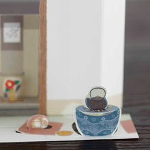 画像をギャラリービューアに読み込む, 起こし文はがき 四季編 立体ポストカード
